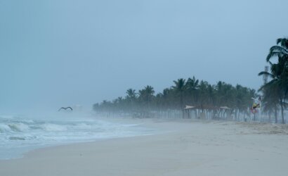 Sunrise view of Marina Beach from Delhi travel itinerary